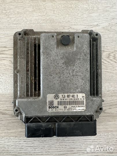 Блок управления двигателя volkswagen touareg 2006