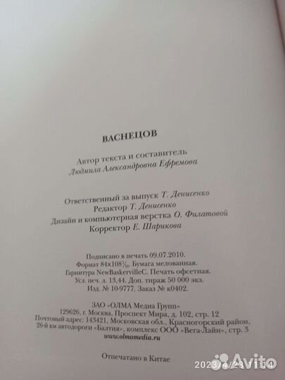 Книга Васнецов