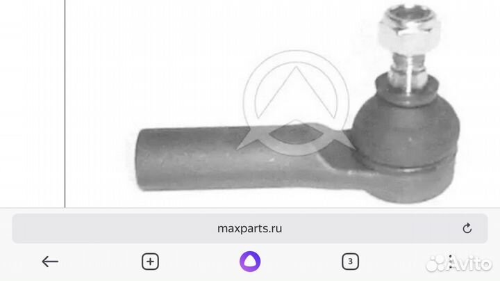 Рулевой наконечник на Nissan Almera 1,1999 год