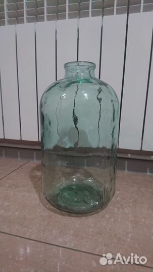 Бутыль 10 литров стекло