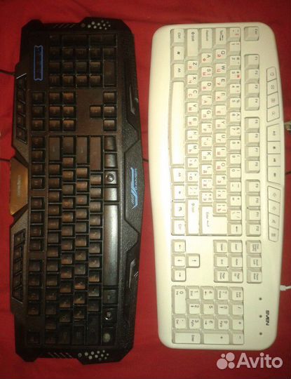 Клавиатуры-офис,игровая/переходник Apple/джойстик