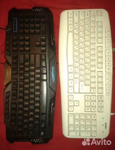 Клавиатуры-офис,игровая/переходник Apple/джойстик