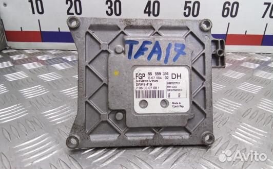 Блок управления двигателем opel astra H (TEA17PF01