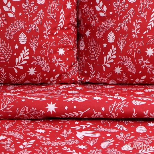Кпб 'Этель' 2 сп Новогодний узор 175*215 см, 200*2