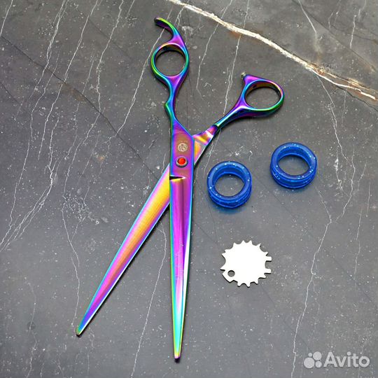 Прямые ножницы Purple Dragon 8