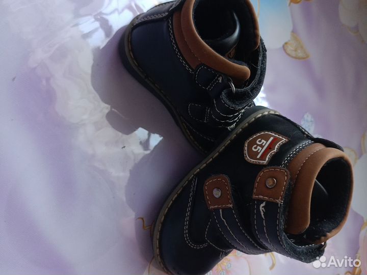 Ботинки демисезонные для мальчика 22 размер