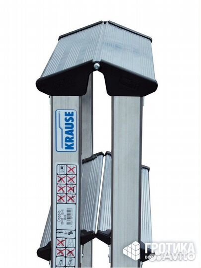 Стремянка Krause Dopplo двусторонняя 4 ступени
