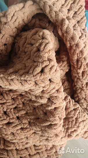 Плед вязаный