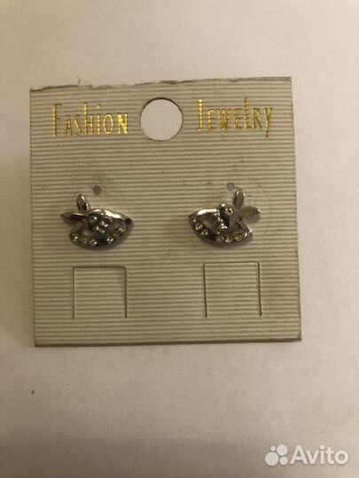 Серьги бижутерия