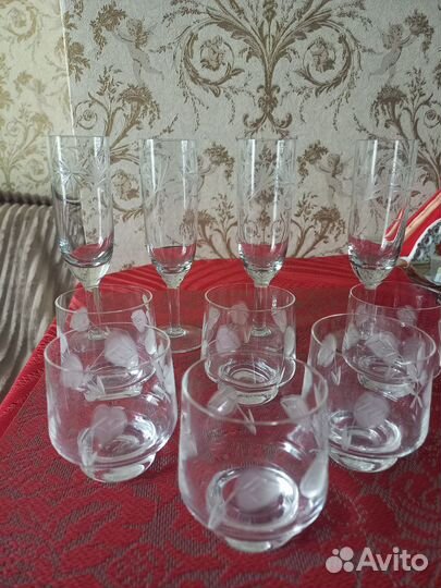 Бокалы фужеры стопки винтаж 60е годы СССР