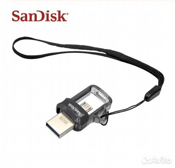 Флешка 128гб SanDisk Ultra - USB 3.0