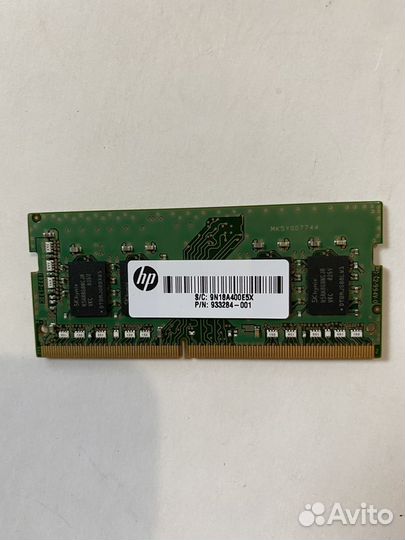 Z9H56AA Оперативная память HP 8GB DDR4-2400 sodimm