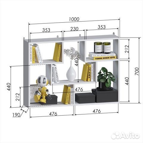 Уголок школьника. Компьютерный стол + полка