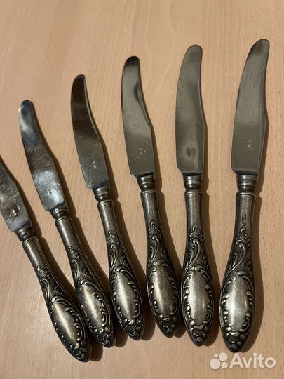 Мельхиоровые ножи СССР б/у