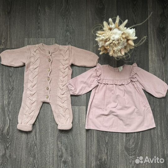 Одежда пакетом на девочку 80 86