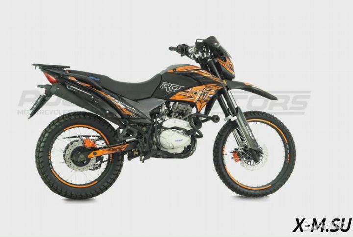 Мотоцикл эндуро rockot XR250 (оранжевый/черный, 21