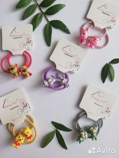 Новые Резиночки и заколочки для волос в ассортимен