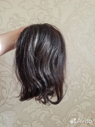 Шиньон из натуральных волос