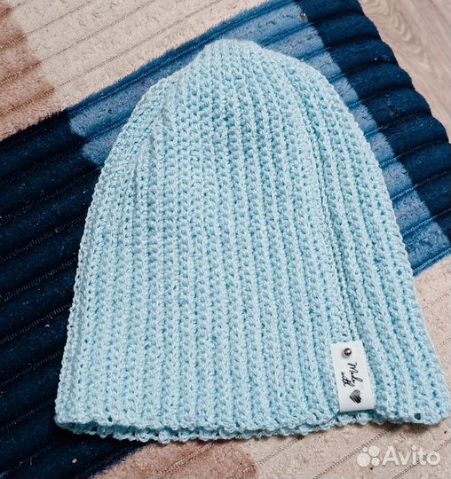 Шапка женская вязаная ручная работа