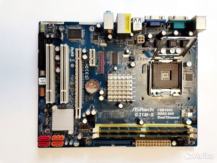 Материнская плата G31M-S сокет LGA 775