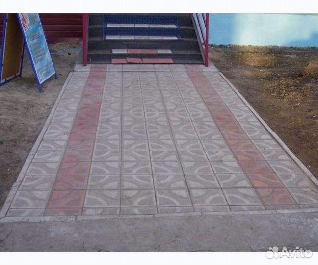 Плитка тротуарная Круг Шагрень с завода с доставко