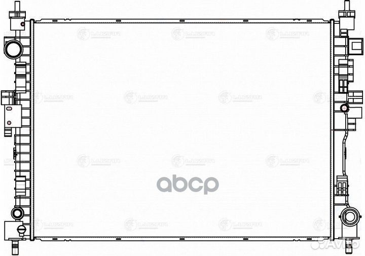 Радиатор охл. для а/м Haval Jolion (21) 1.5T