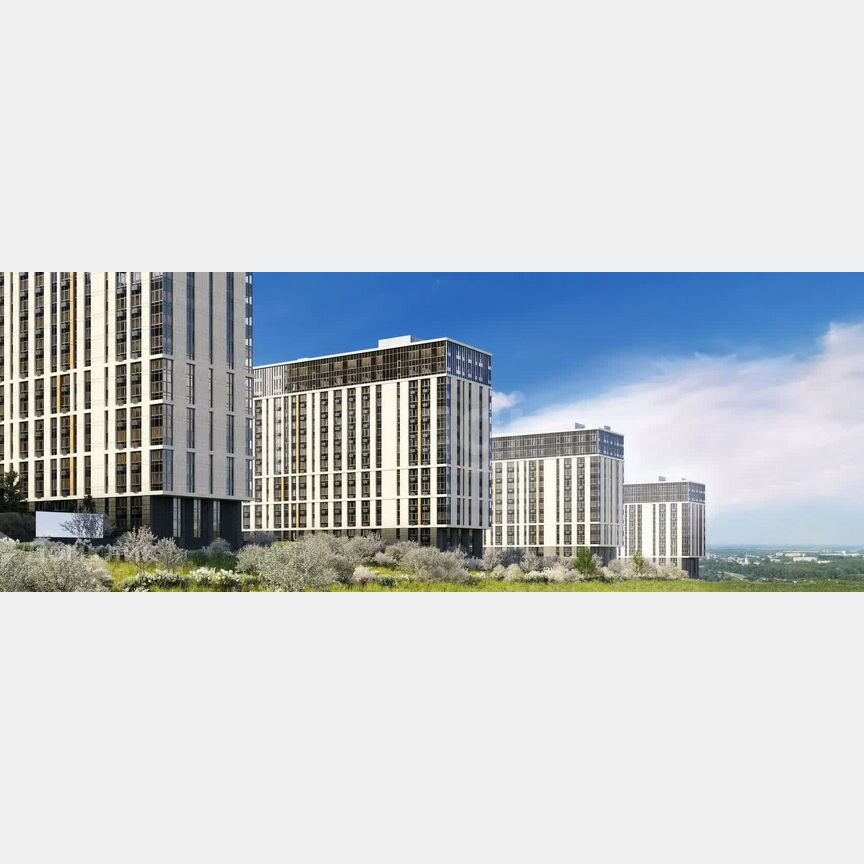 2-к. квартира, 61,6 м², 4/19 эт.