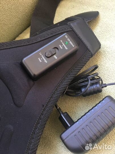 Пояс массажный с ик изл. для похудения и спины