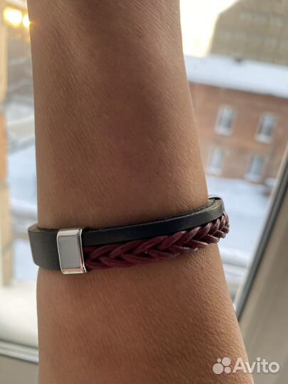 Кожаный мужской браслет Daniel Klein