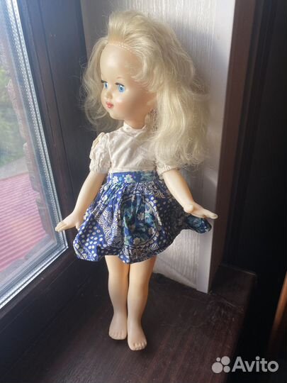 Кукла ранняя СССР Таня Ленигрушка мишка