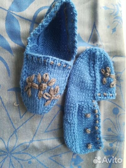 Следки женские вязаные