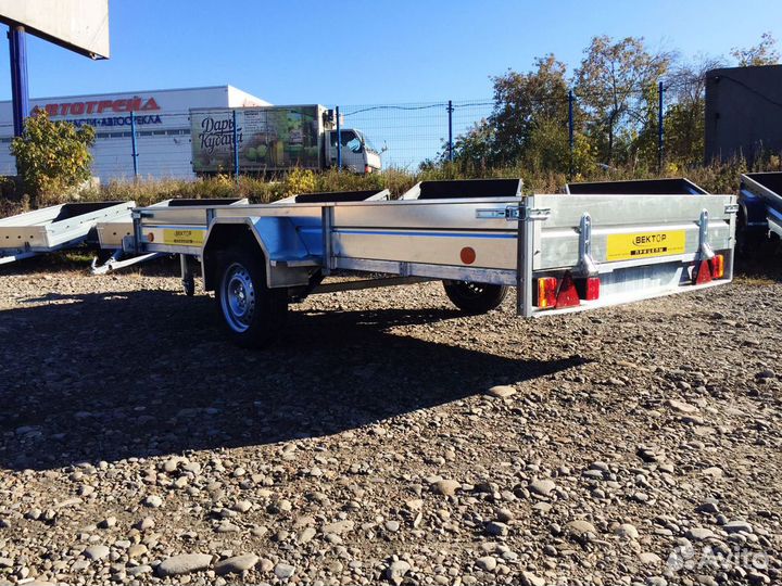 Легковой прицеп Вектор 3.500x1.500 от оф дилера те