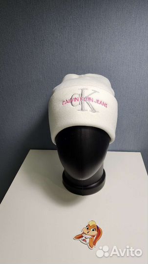Шапка ck белая