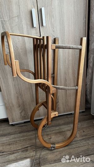 Санки деревянные как из сказки