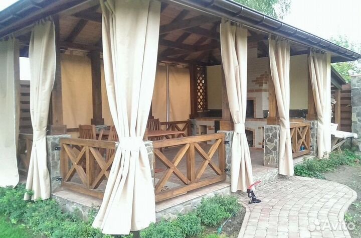 Уличные шторы для террассы