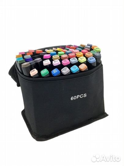 Набор маркеров для скетчинга 60 шт в упаковке