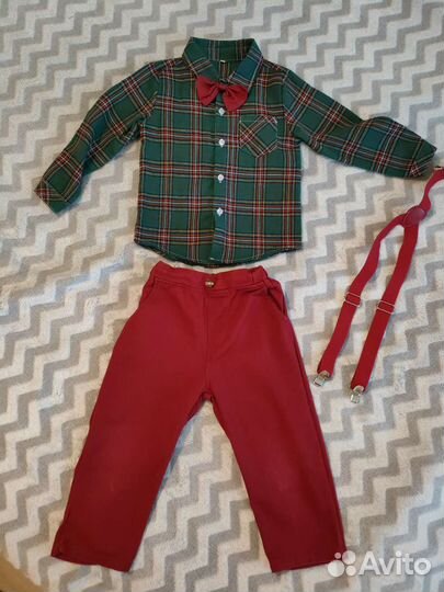 Костюм для мальчика новогодний-рождественский