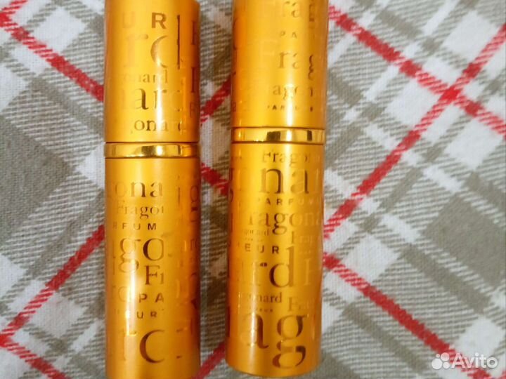 Атомайзер для духов 10мл Fragonard золотого цвета