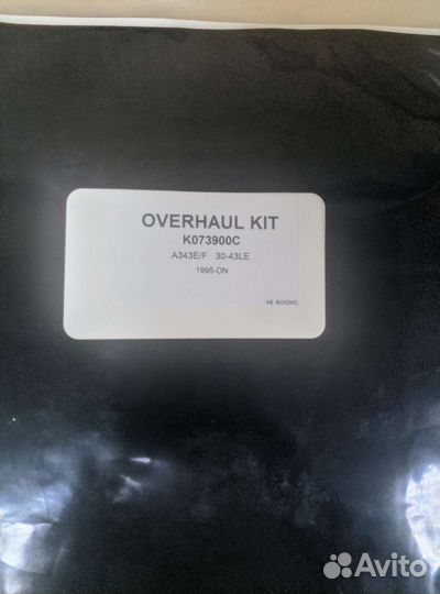 Комплект сальников и прокладок A340E A343F