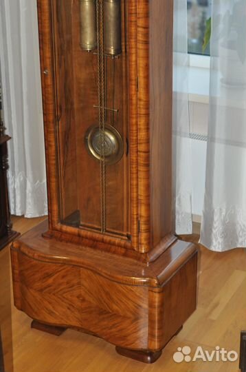 Часы напольные немецкие редкие.300 (ар деко)
