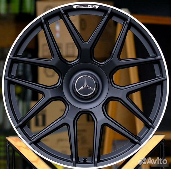 Кованые диски в стиле AMG Mercedes GLC class r21
