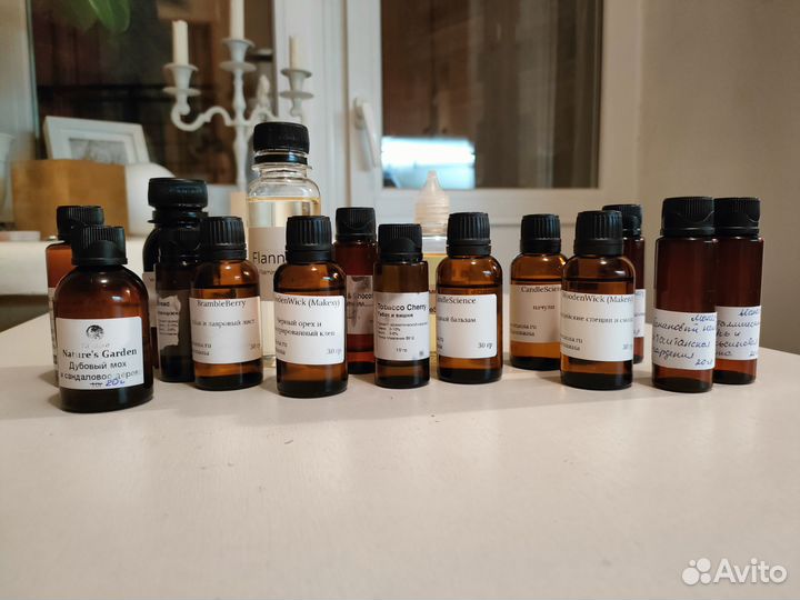 Аромамасла для свечей США продаю свои остатки
