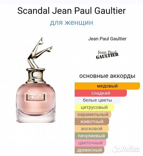Скандал Жан Поль Готье 60мл супер стойкий
