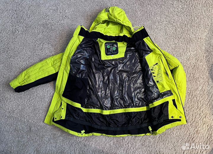 Куртка мужская зимняя спортивная салатовая