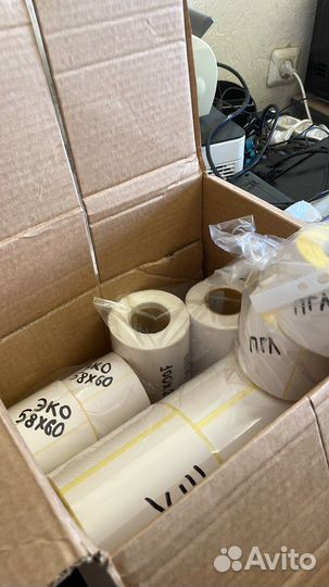 Термоэтикетка 58х60