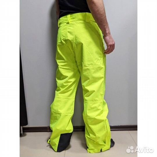 Штаны сноубордические лыжные салатовые мужские
