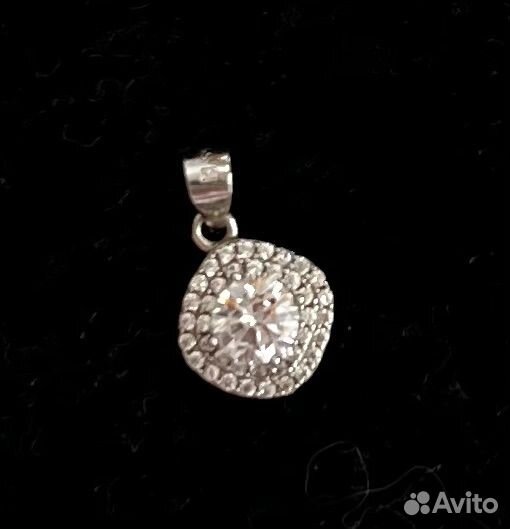 Серебряные серьги подвески кольцо