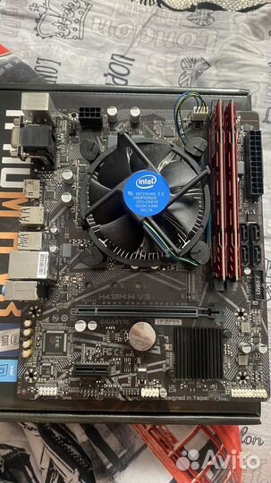 Комплект i3 10100f,h410,16 gb ddr4