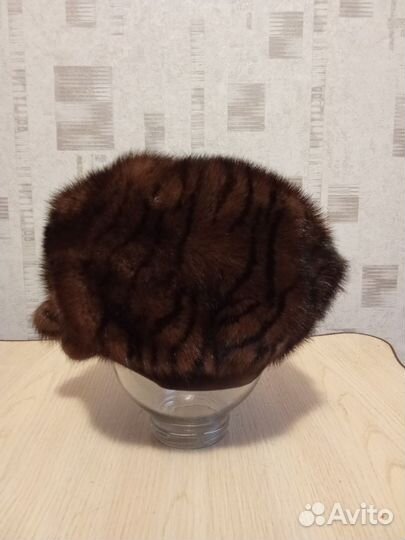 Берет женский норковый