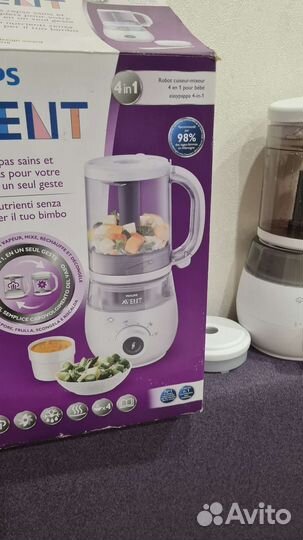 Пароварка блендер philips avent 4 в 1